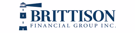Brittison Financial Group Inc. logo featuring a lighthouse icon to the left.