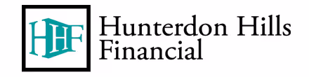 Hunterdon Hills Financial logo with stylized HHF initials inside a bordered shape